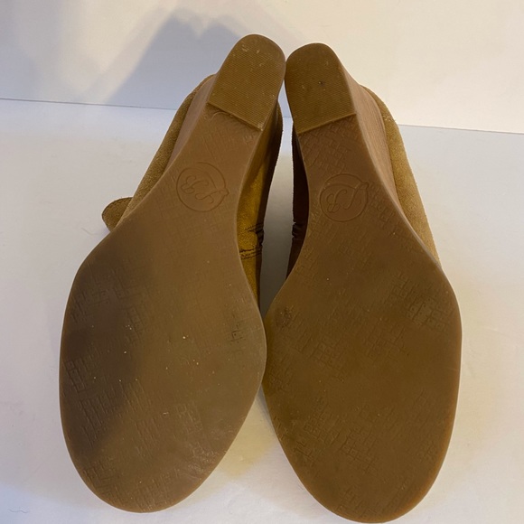 Lucky Brand Tan Suede Wedge Ankle Boot - Picture 5 of 6